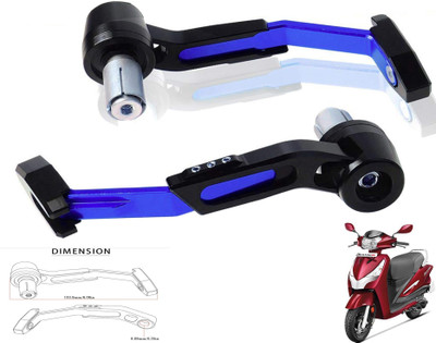Generox LeverGuardBlue2pcs2327 Bike Crash Guard(Hero)
