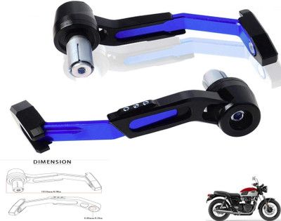 Generox CNC Adjustable Lever Protector Guard For Bonneville T100 Bike Crash Guard(Triumph)