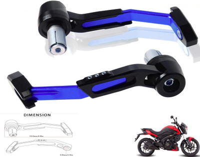 Generox LeverGuardBlue2pcs2341 Bike Crash Guard(Bajaj)