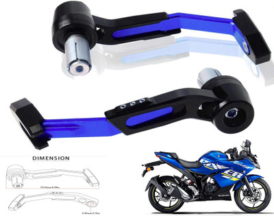 Generox CNC Adjustable Lever Protector Guard For Gixxer SF 150 Bike Crash Guard(Suzuki)