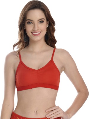 aamarsh Women Cami Bra Non Padded Bra(Red)