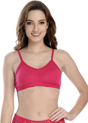 Beach Curve Dipa Bra Women Cami Bra Non Padded Bra(Pink)