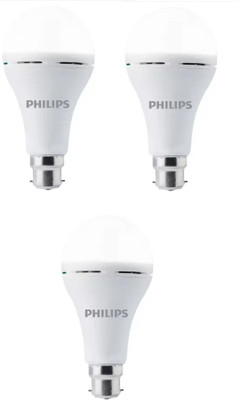 PHILIPS 8.5 W Inverter Standard B22 Inverter Bulb(White, Pack of 3)