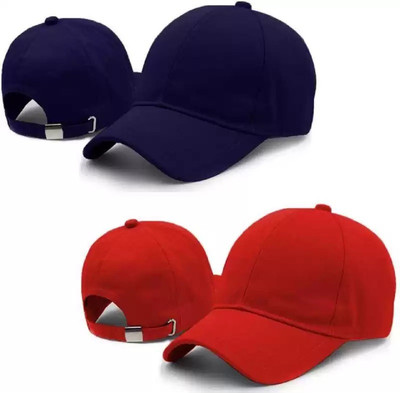 Fy Lane Self Design Sports/Regular Cap Cap(Pack of 2)