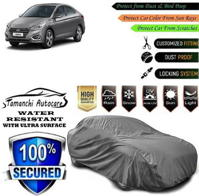 Tamanchi Autocare Car Cover For Hyundai Verna 1.6 SX VTVT(Grey)