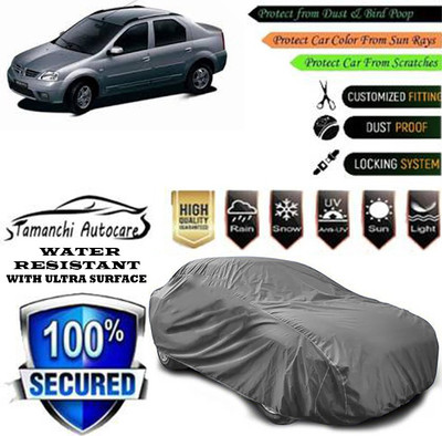 Tamanchi Autocare Car Cover For Mahindra Logan 1.4 GLX Play(Grey)