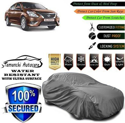 Tamanchi Autocare Car Cover For Nissan Sunny(Grey)