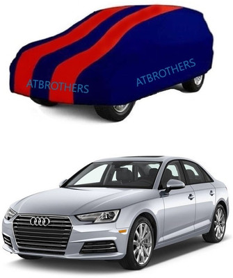 ATBROTHERS Car Cover For Audi A4 (Without Mirror Pockets)(Blue, Red)