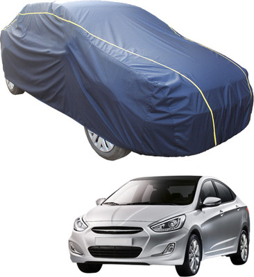 SS Zeeber Car Cover For Hyundai Accent Viva (Without Mirror Pockets)(Blue)