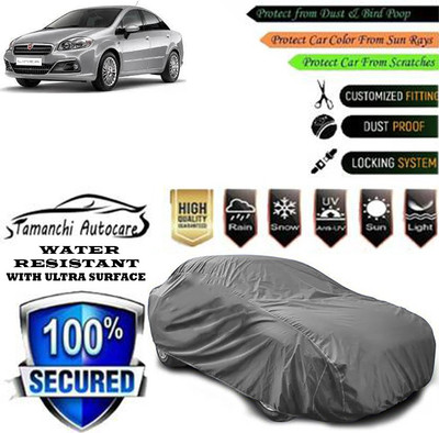 Tamanchi Autocare Car Cover For Fiat Linea Power Up 1.4 Fire Active Petrol(Grey)