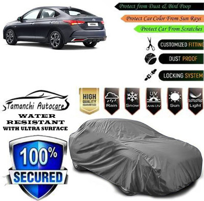 Tamanchi Autocare Car Cover For Hyundai Verna CRDi 1.6 SX Diesel(Grey)