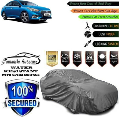 Tamanchi Autocare Car Cover For Hyundai Verna VTVT 1.6 SX Petrol(Grey)