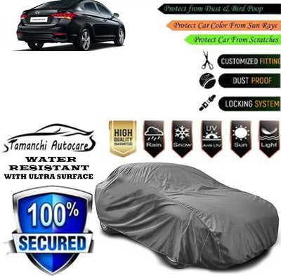 Tamanchi Autocare Car Cover For Hyundai Verna VTVT 1.6 SX(Grey)