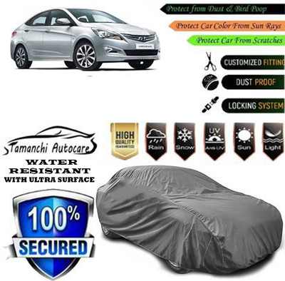 Tamanchi Autocare Car Cover For Hyundai Verna 1.6 VTVT S(Grey)