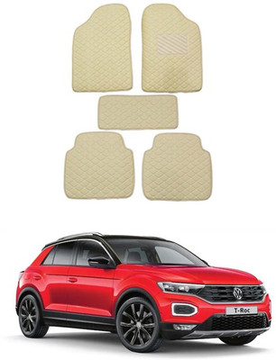 RKPSP Leatherite Standard Mat For  Volkswagen Universal For Car(Beige)