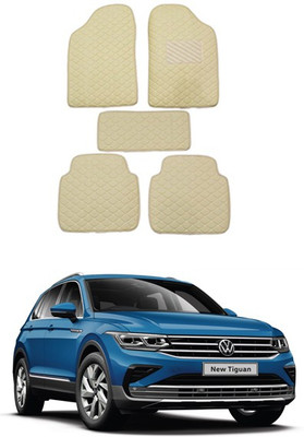 RKPSP Leatherite Standard Mat For  Volkswagen Universal For Car(Beige)