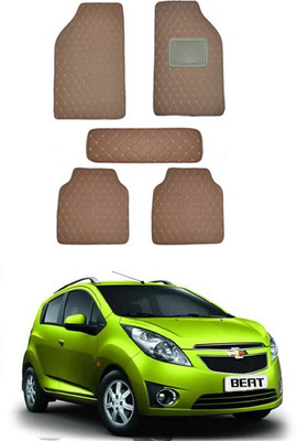 RKPSP Leatherite Standard Mat For  Chevrolet Beat(Brown)