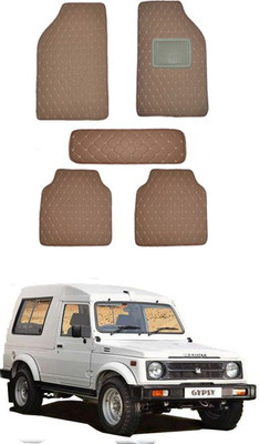 RKPSP Leatherite Standard Mat For  Maruti Suzuki Gypsy(Brown)