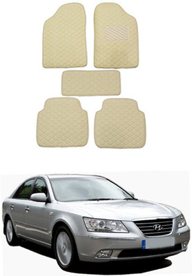 RKPSP Leatherite Standard Mat For  Hyundai Universal For Car(Beige)