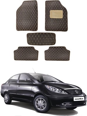 RKPSP Leatherite Standard Mat For  Tata Manza(Brown)