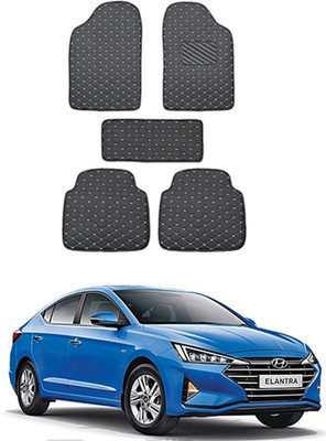 RKPSP Leatherite Standard Mat For  Hyundai Universal For Car(Black)