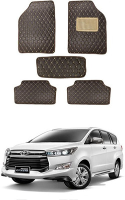 RKPSP Leatherite Standard Mat For  Toyota Innova Crysta(Brown)
