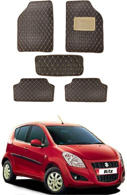 RKPSP Leatherite Standard Mat For  Maruti Suzuki Ritz(Brown)