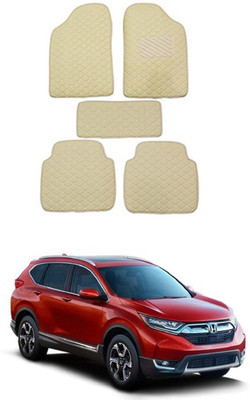 RKPSP Leatherite Standard Mat For  Honda Universal For Car(Beige)