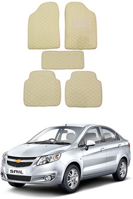 RKPSP Leatherite Standard Mat For  Chevrolet Sail(Beige)