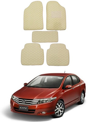 RKPSP Leatherite Standard Mat For  Honda Universal For Car(Beige)