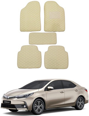 RKPSP Leatherite Standard Mat For  Toyota Universal For Car(Beige)