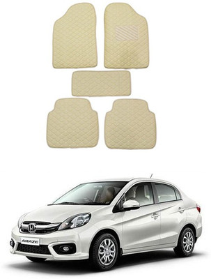 RKPSP Leatherite Standard Mat For  Honda Universal For Car(Beige)