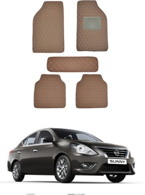 RKPSP Leatherite Standard Mat For  Nissan Sunny(Brown)