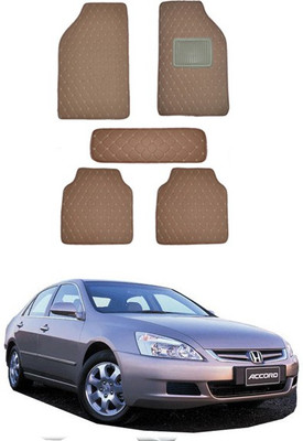 RKPSP Leatherite Standard Mat For  Honda Universal For Car(Brown)
