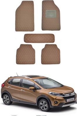 RKPSP Leatherite Standard Mat For  Honda WRV(Brown)