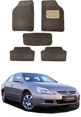 RKPSP Leatherite Standard Mat For  Honda Universal For Car(Brown)