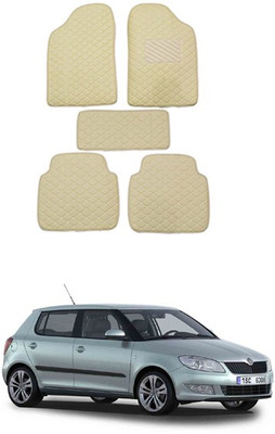 RKPSP Leatherite Standard Mat For  Skoda Fabia(Beige)