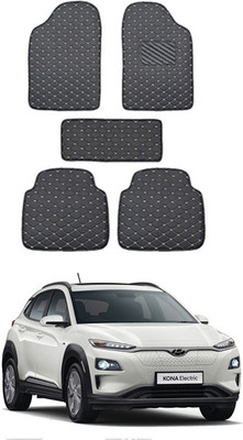 RKPSP Leatherite Standard Mat For  Hyundai Kona Electric(Black)