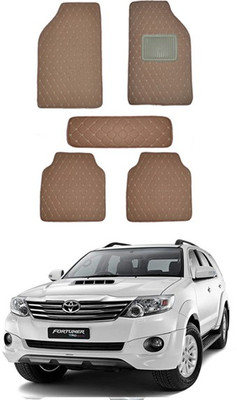 RKPSP Leatherite Standard Mat For  Toyota Fortuner(Brown)