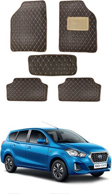 RKPSP Leatherite Standard Mat For  Datsun Go+(Brown)