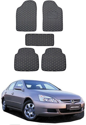 RKPSP Leatherite Standard Mat For  Honda Universal For Car(Black)