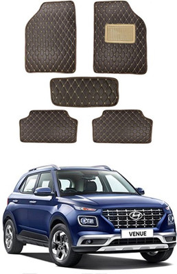 RKPSP Leatherite Standard Mat For  Hyundai Venue(Brown)