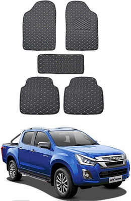 RKPSP Leatherite Standard Mat For  Universal For Car(Black)