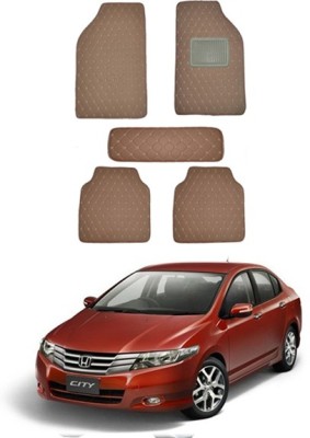 RKPSP Leatherite Standard Mat For  Honda City(Brown)