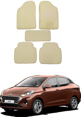 RKPSP Leatherite Standard Mat For  Hyundai Aura(Beige)