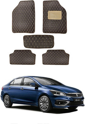 RKPSP Leatherite Standard Mat For  Maruti Suzuki Ciaz(Brown)