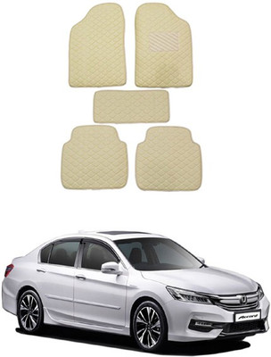 RKPSP Leatherite Standard Mat For  Honda Universal For Car(Beige)