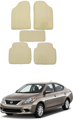 RKPSP Leatherite Standard Mat For  Nissan Universal For Car(Beige)