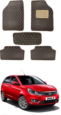RKPSP Leatherite Standard Mat For  Tata Bolt(Brown)