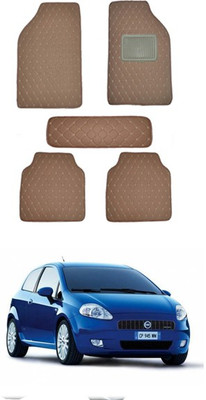 RKPSP Leatherite Standard Mat For  Fiat Grand Punto(Brown)